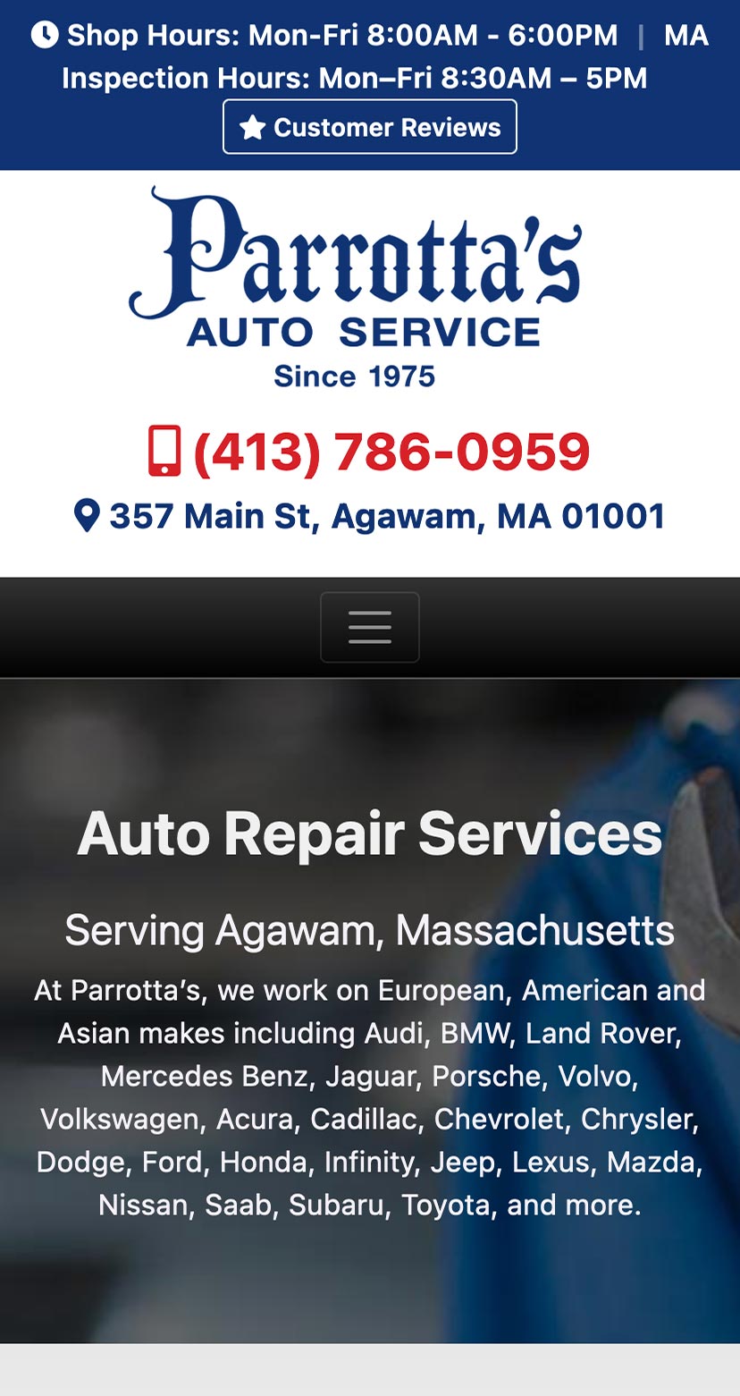 Parrotta’s Auto Service - Mobile